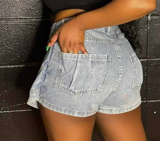 Denim Skort